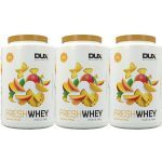 Kit 3X Fresh Whey - 900g  Abacaxi e Manga - Dux Nutrition
