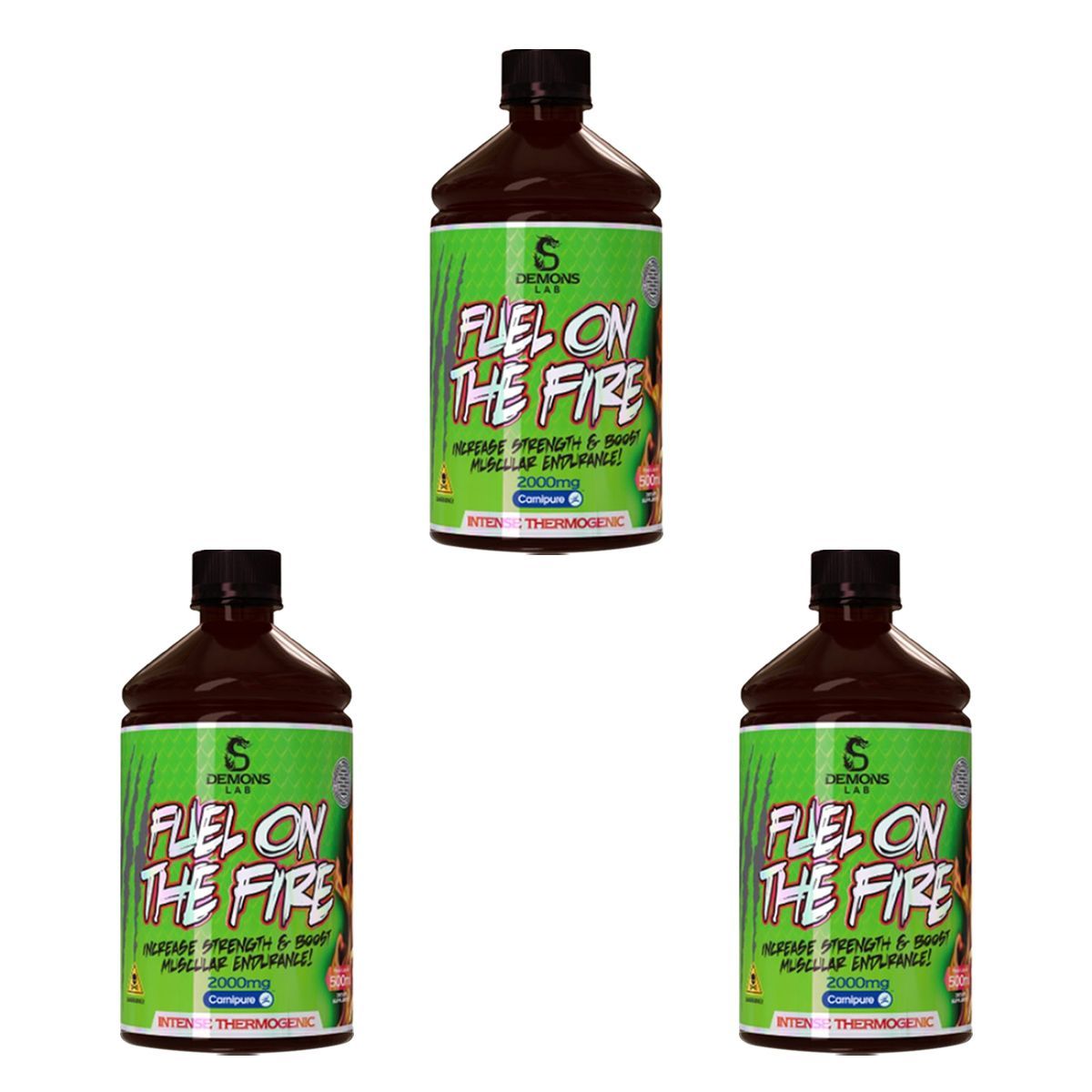 Kit 3X Fuel on The Fire - 500ml - Demons Lab