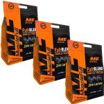 Kit 3X Full Blend Zero Lactose - 1800g Baunilha - Muscle Full
