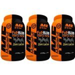 Kit 3X Full Blend Zero Lactose - 810g Morango - Muscle Full