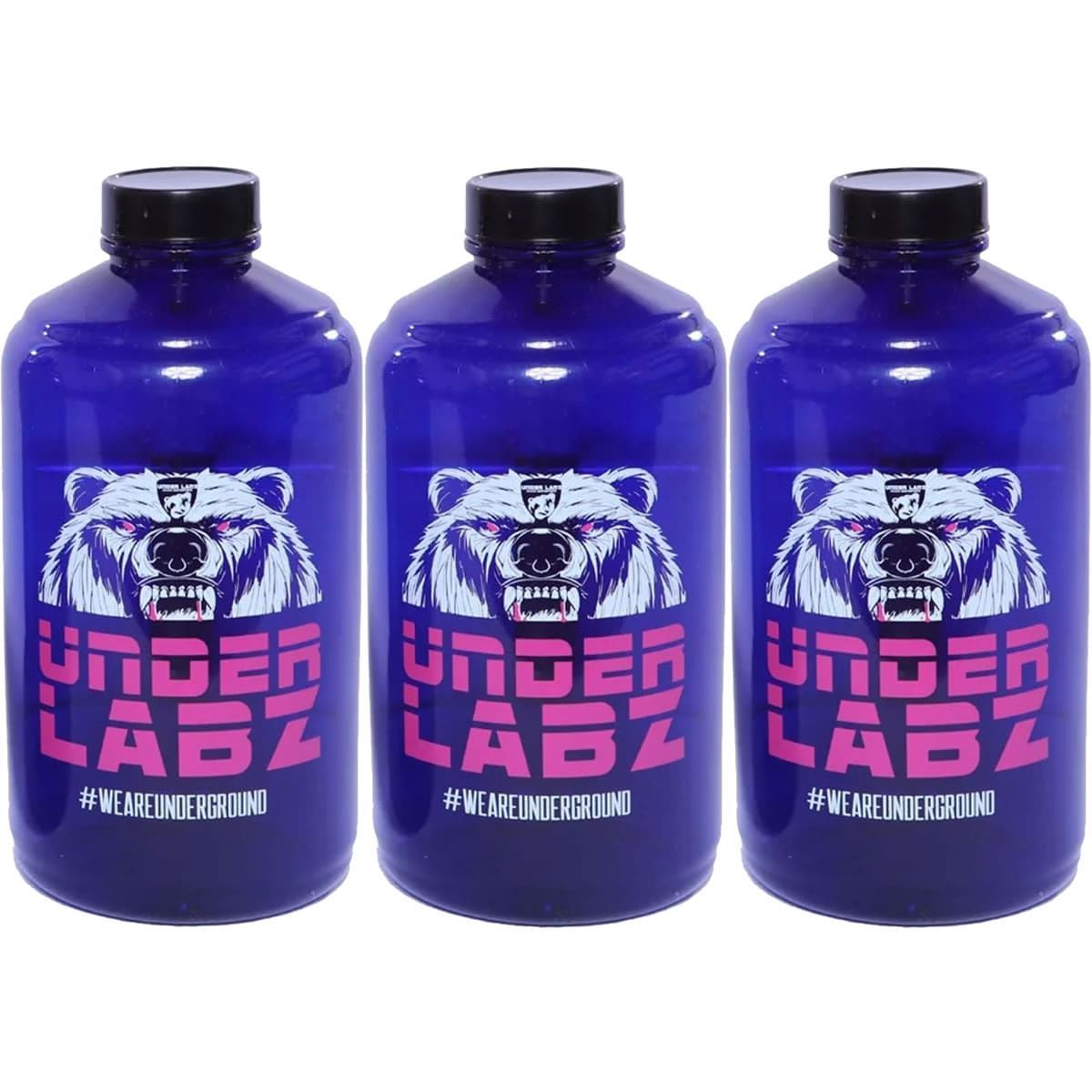 Kit 3X Galao PVC -  2100ml  Azul  - Under Labz