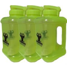 Kit 3X Gal�o Quadrado - 1600ml Verde Lim�o - OtimaNutri