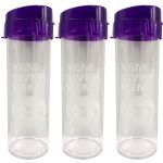 Kit 3X Garrafa Aquabio - 400ml Roxo - Vitafor
