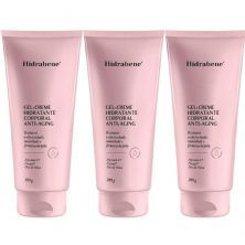 Kit 3X Gel Creme Hidratante Corporal Anti-Aging - 200g - Hidrabene