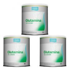 Kit 3X Glutamina - 300g Natural - Equaliv
