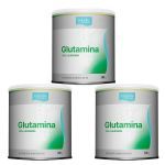 Kit 3X Glutamina - 300g Natural - Equaliv