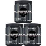 Kit 3X Glutamine Turbo - 300g Sem Sabor - Black Skull