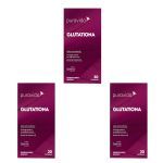Kit 3X Glutationa - 30 C�psulas - Puravida
