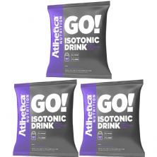 Kit 3X Go Isotonic Drink - 900g Refil Guaran� com A�a� - Atlhetica Nutrition