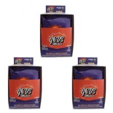 Kit 3X Gods Wafer  - 6 Unidades de 42g Papaya com Cassis - Canibal
