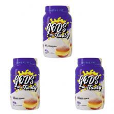 Kit 3X Gods Whey Tasty - 900g Berliner Donut - Canibal