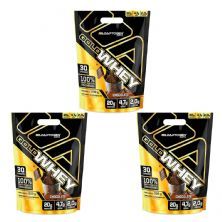 Kit 3X Gold Whey - 900g Refil Chocolate - Adaptogen