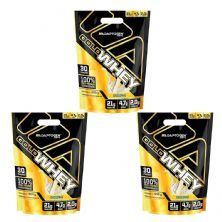Kit 3X Gold Whey - 900g Refil Original - Adaptogen