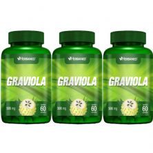 Kit 3X Graviola - 60 C�psulas - Herbamed