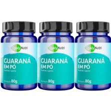 Kit 3X Guaran� Em P� - 80g Sabor Natural - QualyNutri