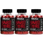 Kit 3X Hardcore Red Caps Hardcore Series - 120 C�psulas 210mg Cafe�na - Atlhetica Nutrition