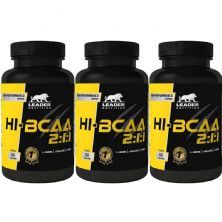 Kit 3X Hi-BCAA 2:1:1 - 60 C�psulas - Leader Nutrition