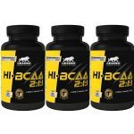 Kit 3X Hi-BCAA 2:1:1 - 60 C�psulas - Leader Nutrition