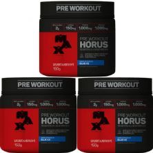 Kit 3X H�rus Pre Workout - 150g Blue Ice - Max Titanium