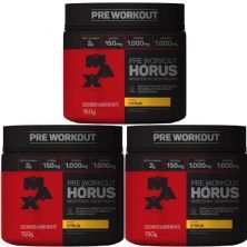 Kit 3X H�rus Pre Workout - 150g Citrus - Max Titanium