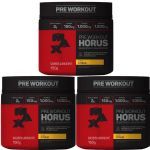 Kit 3X H�rus Pre Workout - 150g Citrus - Max Titanium