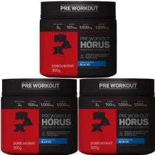 Kit 3X H�rus Pre Workout - 300g Blue Ice - Max Titanium