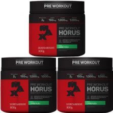 Kit 3X H�rus Pre Workout - 300g Lim�o Yuzu - Max Titanium