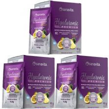 Kit 3X Hyaluronic Premium Verisol - 20 Sticks de 4,6g Maracuj� com Abacaxi - Sanavita