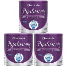 Kit 3X Hyaluronic Skin - 270g Neutro - Sanavita