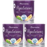 Kit 3X Hyaluronic Skin - 300g P�ssego e Capim Santo  - Sanavita