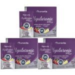 Kit 3X Hyaluronic Verisol 120mg - 30 Sticks de 3,5g Cranberry com Lim�o - Sanavita