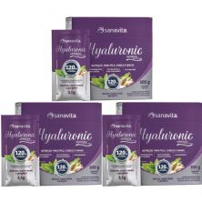 Kit 3X Hyaluronic Verisol 120mg - 30 Sticks de 3,5g Matacha, Capim Lim�o e Gengibre - Sanavita