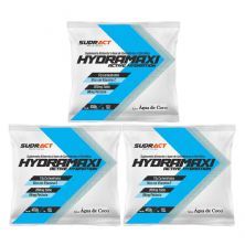 Kit 3X Hydramaxi Isot�nico em P� - 400g Refil �gua de Coco - Sudract Nutrition