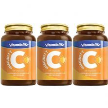 Kit 3X Immunity C Pr�polis + Vitamina C+Zinco+ Vitamina D - 60 C�psulas - VitaminLife