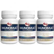 Kit 3X Imunomult Multivitam�nico - 30 C�psulas - Vitafor