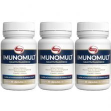 Kit 3X Imunomult Multivitam�nico - 30 C�psulas - Vitafor