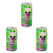 Kit 3X Insane Clown Energy  Lata 269ml Frutas Vermelhas - Damons Lab