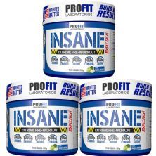 Kit 3X Insane Explosion Extreme Pre-Workout - 200g Ma�� Verde - Profit