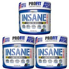 Kit 3X Insane Explosion Extreme Pre-Workout - 200g Uva - ProFit