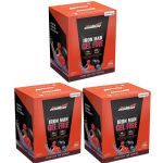 Kit 3X Iron Man Gel Fire - 10 Sach�s 30g A�a� com Guaran� - New Millen