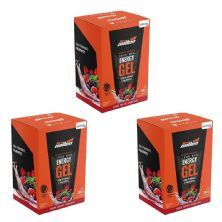 Kit 3X Iron Man Instant Energy Gel - 10 Unidades 30g Frutas Vermelhas - New Millen