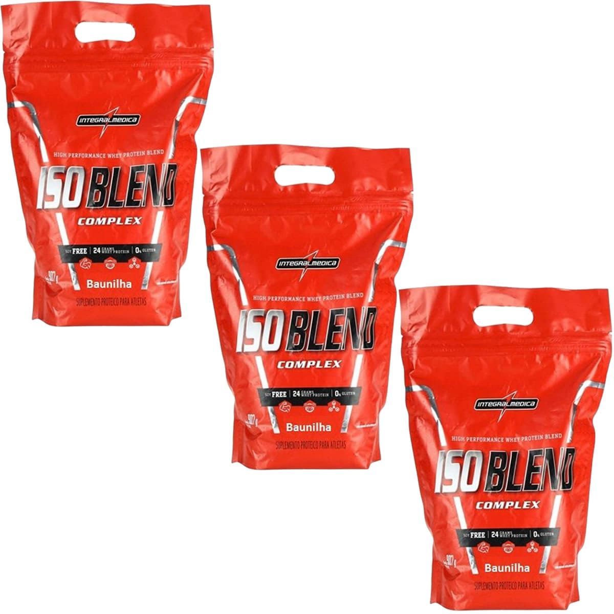 Kit 3X Iso Blend Complex - 907g Refil Baunilha - IntegralM�dica