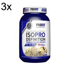 Kit 3X Iso Pro Definition - 907g Baunilha - ProFit