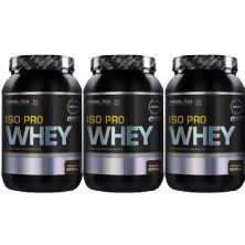 Kit 3X Iso Pro Whey - 900g Chocolate - Probiotica