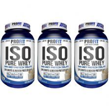 Kit 3X Iso Pure Whey - 907g Baunilha - ProFit