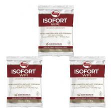 Kit 3X Isofort - 1 Sach� 30g Baunilha - Vitafor