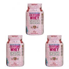 Kit 3X Isohydro Whey Crush - 907g Strawbear - Under Labz