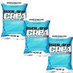 Kit 3X Isolate Crea Protein - 900g Refil Morango - Body Nutry