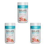 Kit 3X Isolate Prime Whey  - 900g Morango Natural - BodyAction