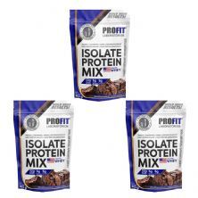 Kit 3X Isolate Protein Mix - 900g Refil Brownie de Chocolate - ProFit